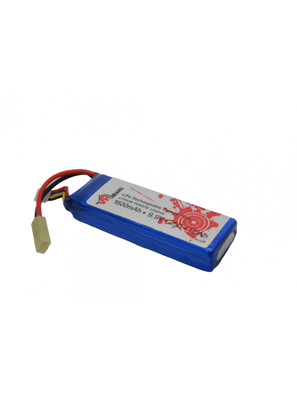 Batterie Rechargeable 9.9v 1000mAh LiFePO4 Vapextech 20c Airsoft LF95118
