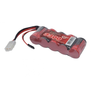 6V 3300mAh NiMH Battery Pack Vapextech Twin Lead with Tamiya & Futaba Connectors