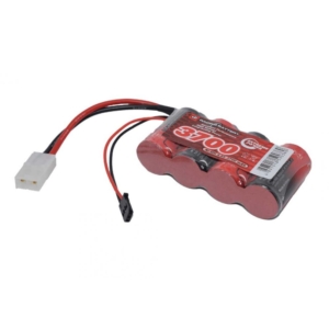 4.8V 3700mAh NiMH Battery Pack Vapextech Twin Lead with Tamiya & Futaba Connectors