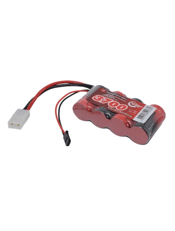 4.8V 3700mAh NiMH Battery Pack Vapextech Twin Lead with Tamiya & Futaba Connectors