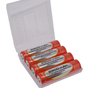 4 x AA 2900mAh Rechargeable batteries - Vapextech