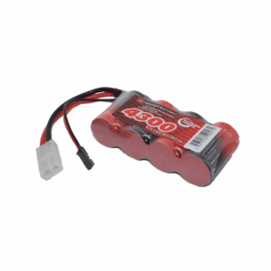 4.8V 4300mAh NiMH Battery Pack Vapextech Twin Lead with Tamiya & Futaba Connectors