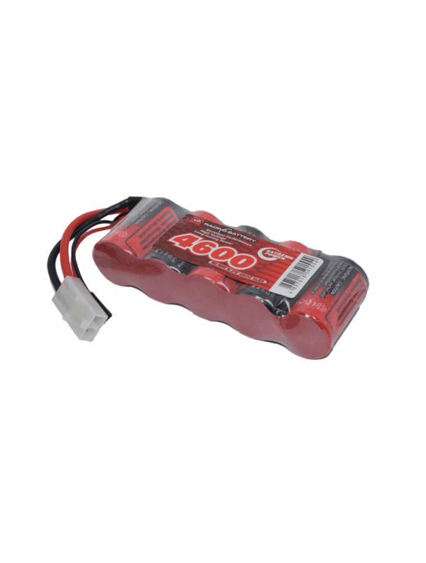 6V 4600mAh NiMH Airsoft Battery Pack Vapextech Twin Lead with Tamiya & Futaba Connectors