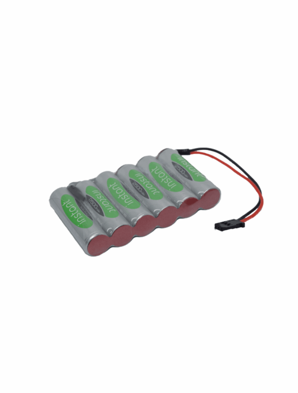 7.2V 2500mAh NiMH Battery Pack FLAT AA Instance Vapextech RX