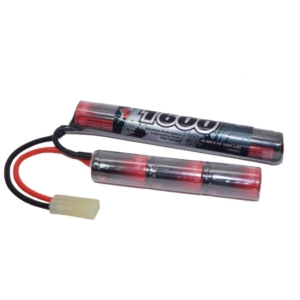 8.4V 1600mAh 2/3A NiMH Mini Battery Airsoft Vapextech 2 Leg