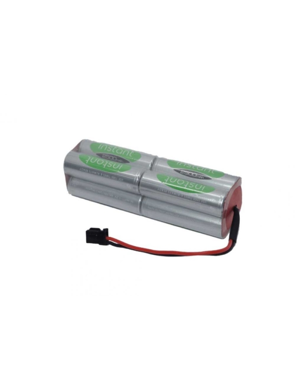 9.6V 2500mAh NiMH Battery Pack Square Instance Vapextech RX LSD