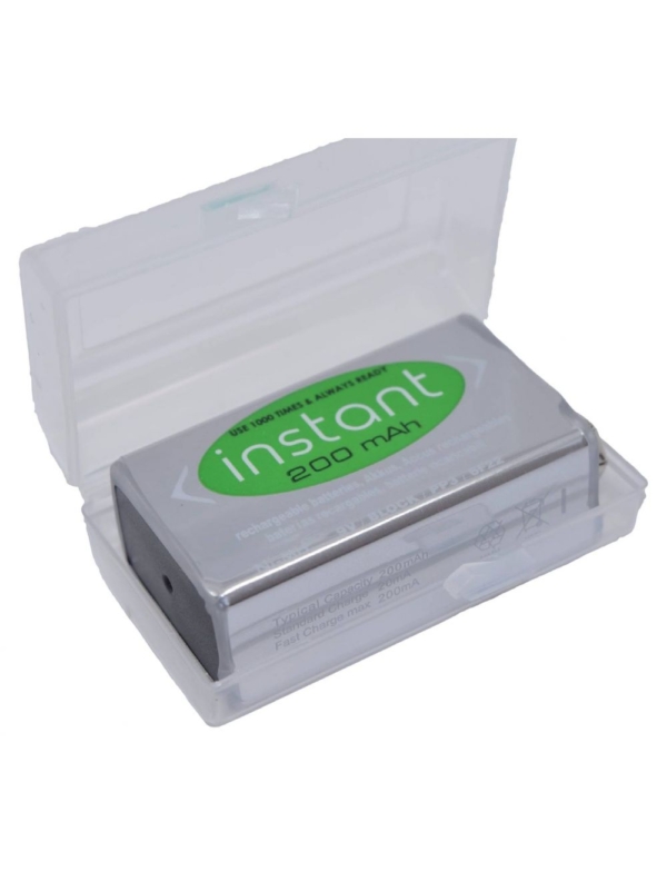 Vapextech PP3 200mAh NiMH Instance LSD Rechargeable Battery with Case