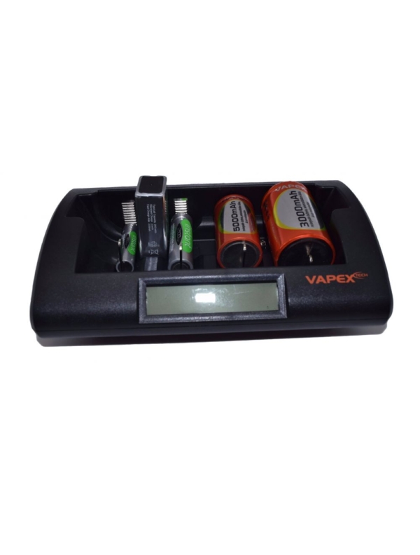 Fast Universal Smart LCD Charger UK EU US AU Plugs AA AAA C D PP3 Vapextech - Image 2