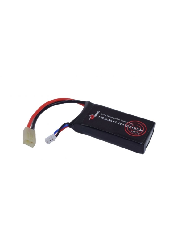 Vapextech Airsoft 7.4V 1300mAh 30C LiPo Battery with Case (LP013)