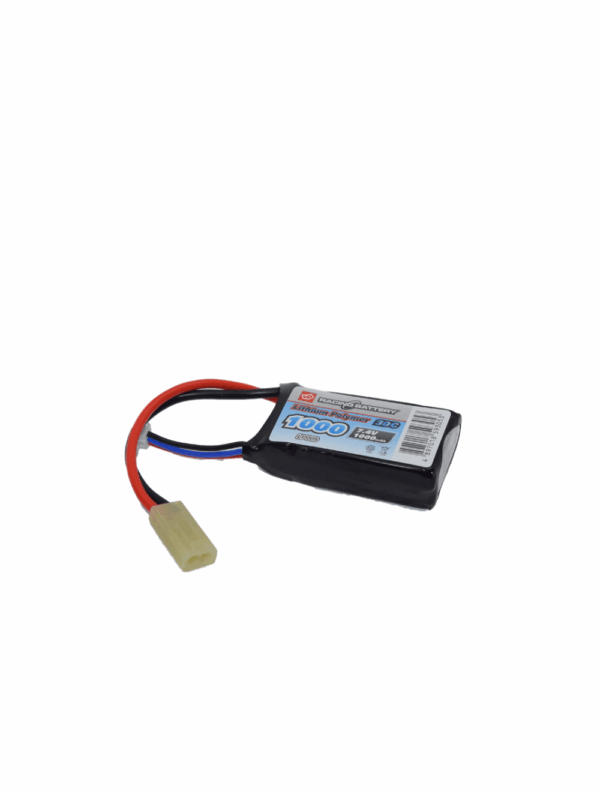 Vapextech Airsoft 7.4V 1000mAh 25C LiPo Stick Battery with Case (LP009)