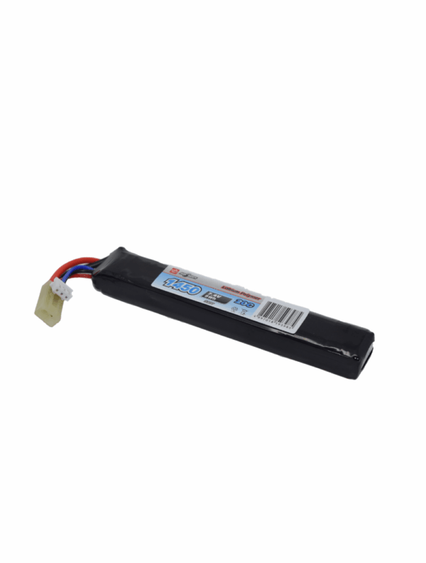 Vapextech Airsoft 7.4V 1450mAh 25C LiPo Stick Battery with Case (LP307)