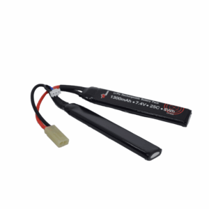 Vapextech Airsoft 7.4V 1300mAh 25C LiPo Stick Battery with Case (LP302)