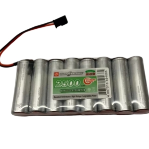 Rechargeable Battery 9.6V 2500mAh AA Flat Futaba Transmitter LSD Vapextech UK TX Pack
