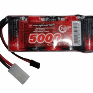 Rechargeable Battery Pack 6V 5000mAh SubC NiMH Tamiya Futaba Twin Lead Vapextech
