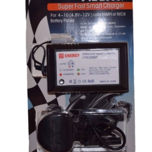 Airsoft Charger NiMH 8.4V 9.6V 12V Auto 1000mA or 2000mA Vapextech