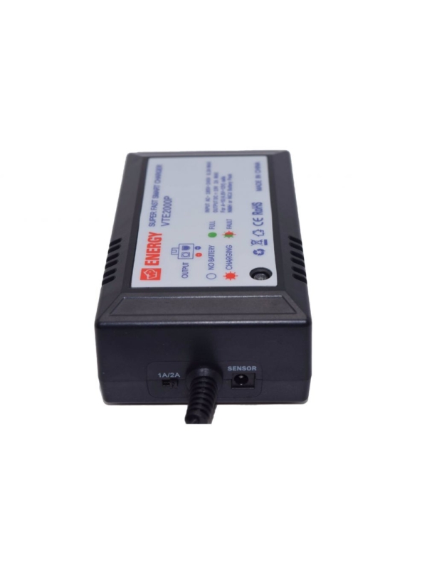 Airsoft Charger NiMH 8.4V 9.6V 12V Auto 1000mA or 2000mA Vapextech - Image 4